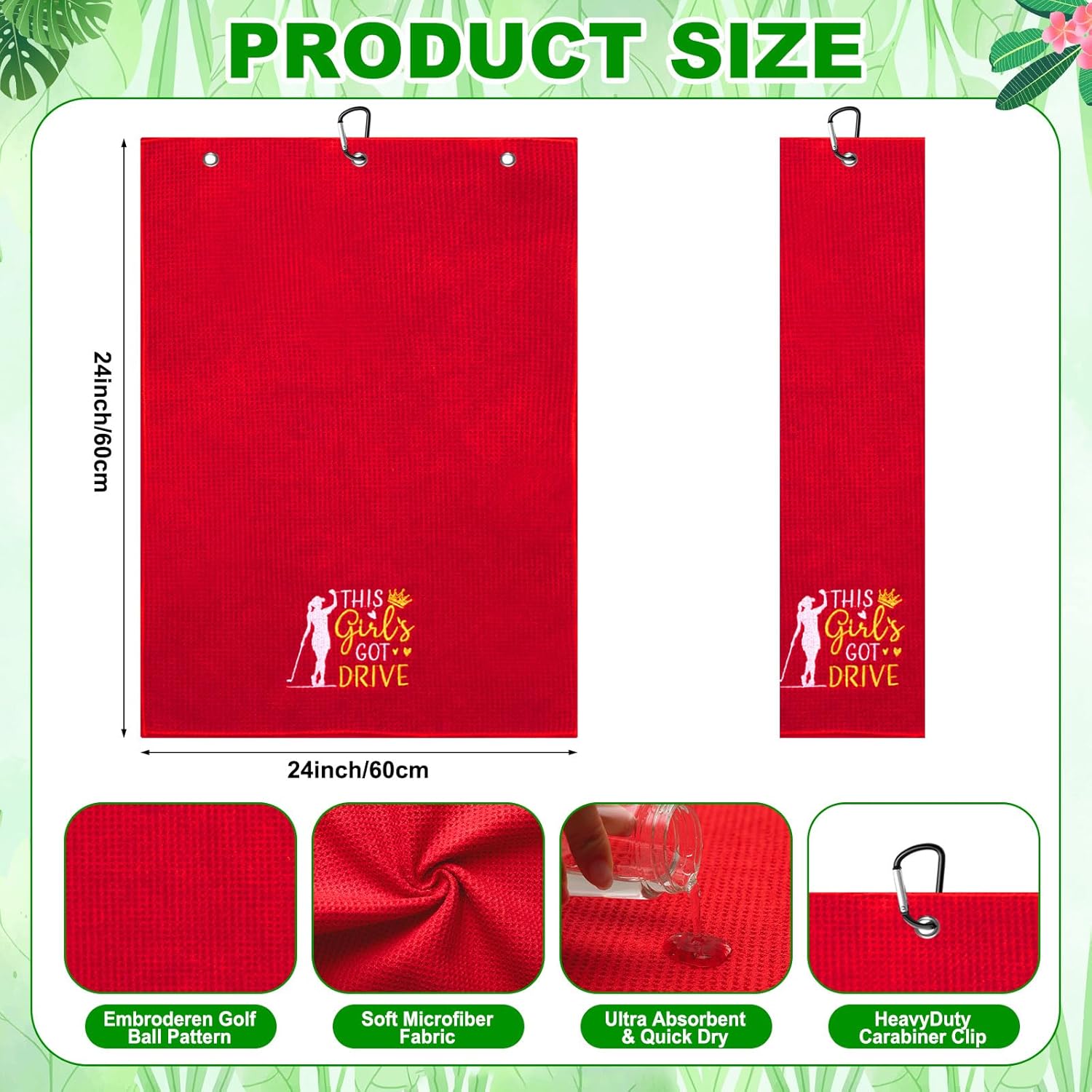 Custom Design Microfiber Fabric Waffle Pattern Golf Towels Strong Magnetic Golf Towel With Clip