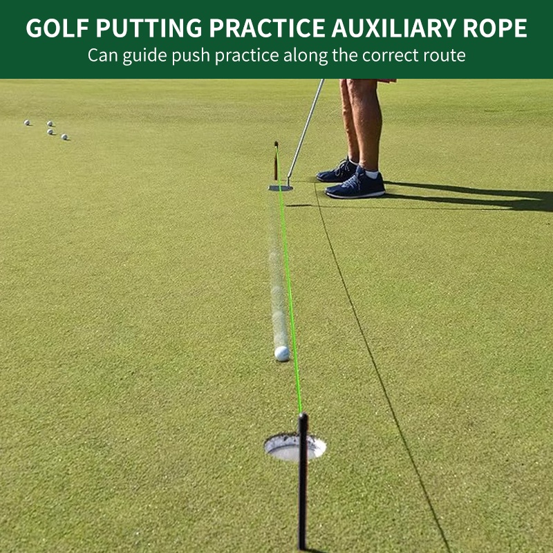 Hot Selling Collapsable Golf Alignment Sticks Fiberglass Golf Putting Practice Training Aids Golf Alignment Rod With String Line