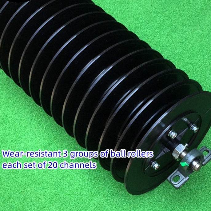High Quality Durable 60 Lane 3 Section Golf Range Ball Picker Golf Ball Picker up Putter for Driving Range