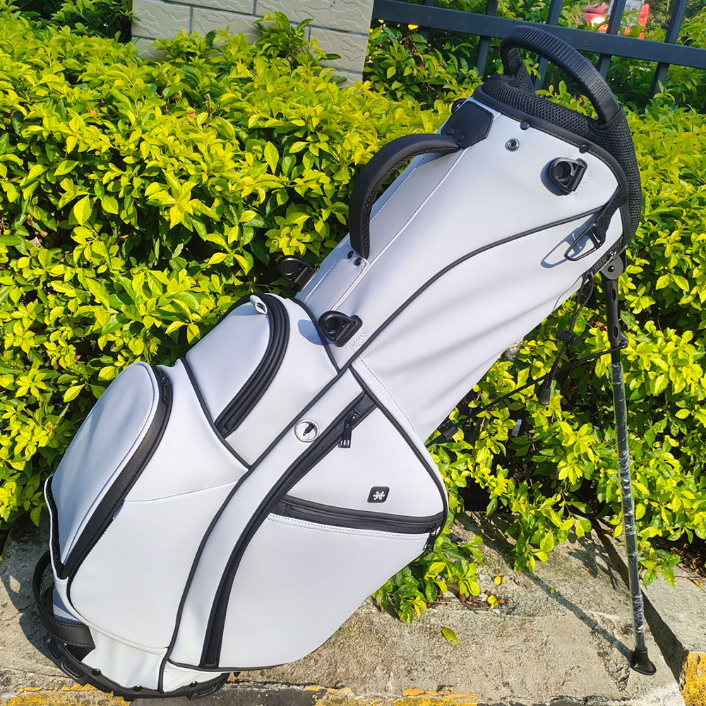 OEM Brand Premium Custom Logo Golf Stand Bag Waterproof PU Leather 5 14 Way Golf Bag