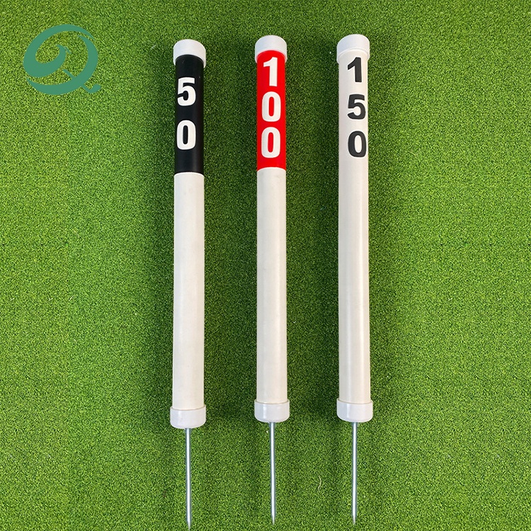 Hot Selling Driving Range Equipment Plastic Square Distance Markers Golf Fairway Yardage Golf Course Yardage Marker With Numbers