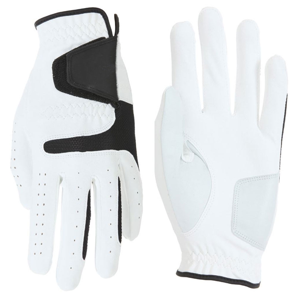 High Quality Custom Logo Print Men's Golf Gloves Soft Breathable PU Sports Stretch Non-Slip Lightweight Hands Use Wholesale