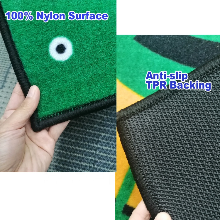 Custom Golf Driving Range Putting Mat Indoor Practice Training Golf Mat
