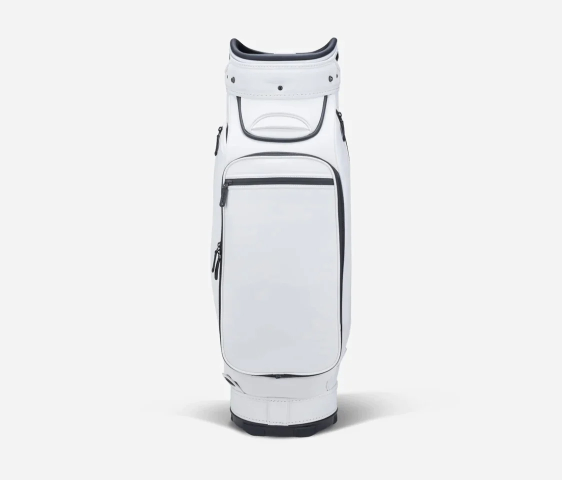 Custom New Style Wholesale OEM/ODM Golf Bag White PU Leather Golf Staff Bags