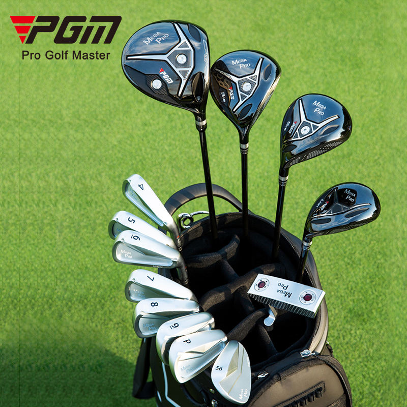 PGM MTG036 MEGA PRO Right Handed Professional Training Men Full Golf Clubs Complete Set with Head Covers and Golf Travel Bag