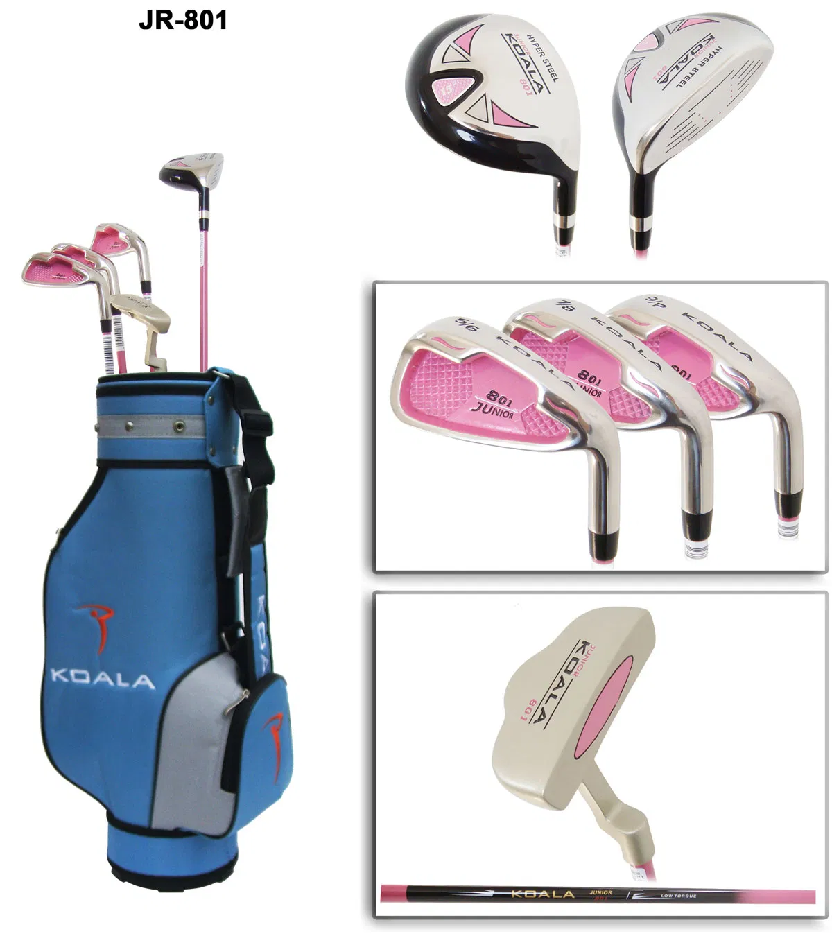 OEM Brand Quality Cheaper Junior Kids Complete Golf Set