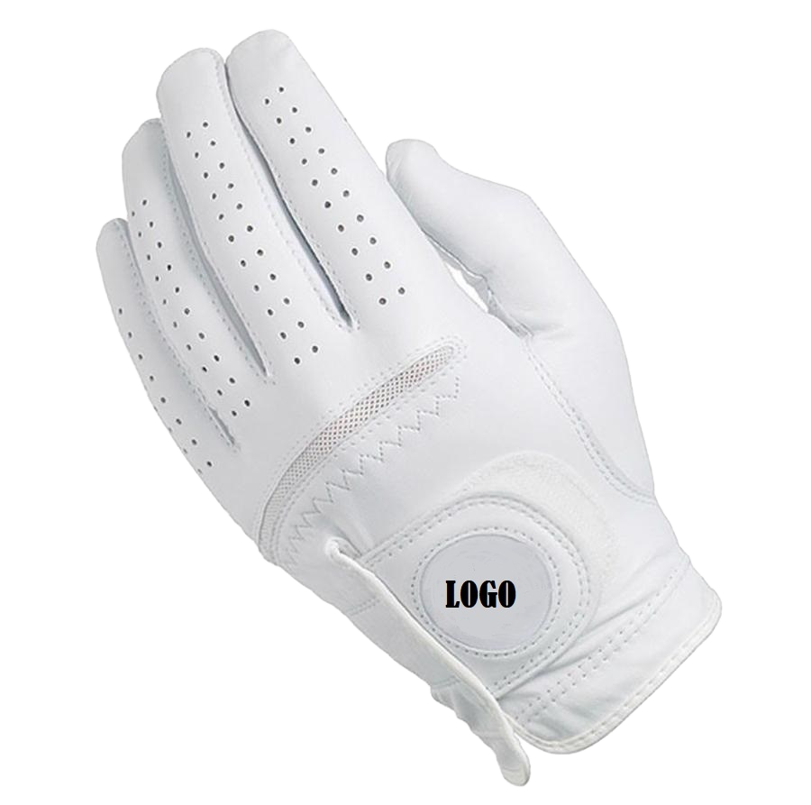 Wholesale Professional Cabretta Genuine Leather Golf Gloves with Custom Logo Right Hand for Sports and Cycling
