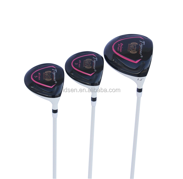 China Manufacture Wholesale Custom Golf Clubs Set Right Handed Titanium Heads Graphite Steel Shafts CNC Milled Face Urethane