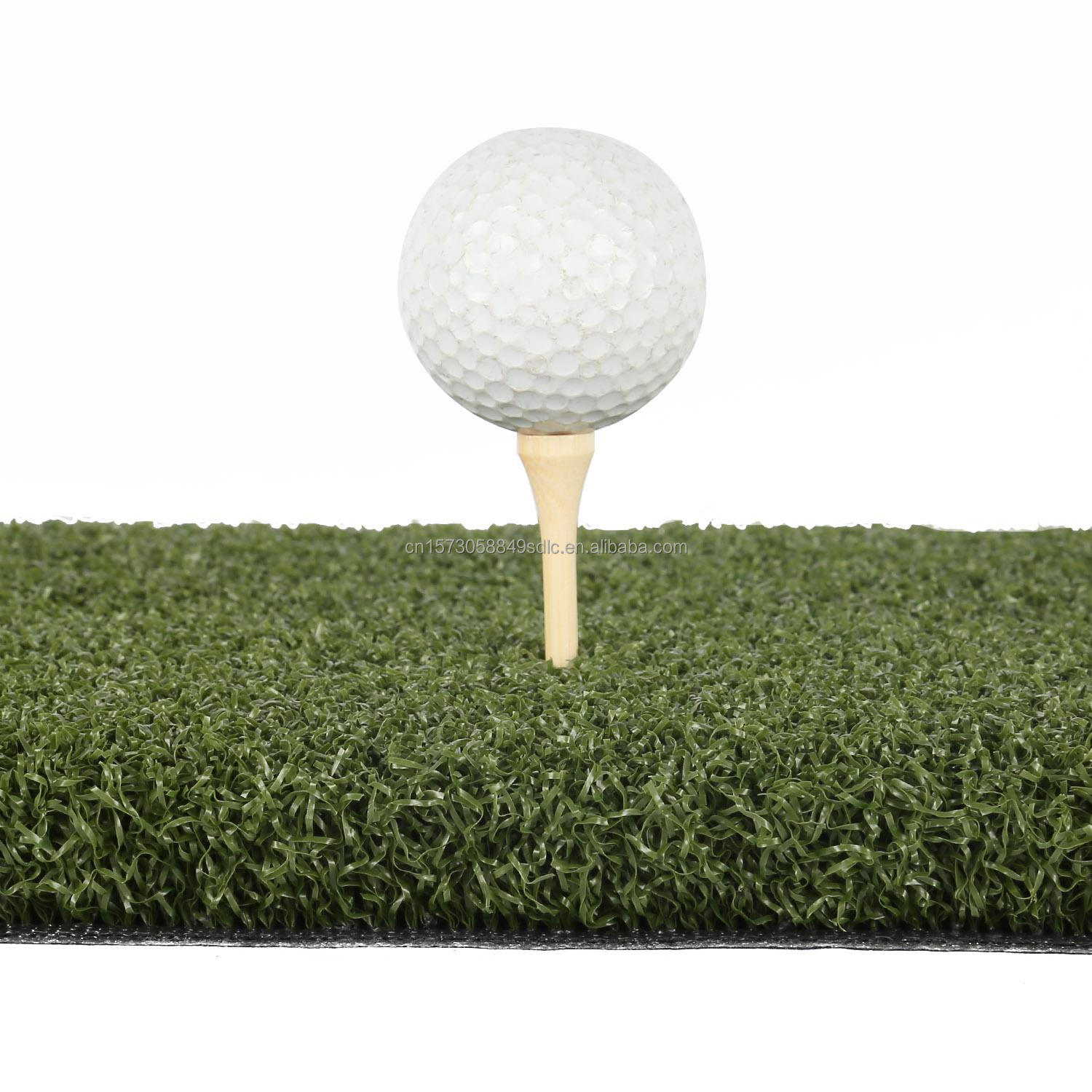 High Density 42000 Polypropylene SSG Tee35 Green Golf Course Tee Turf Mat 35mm Pile Height Eco-Friendly Artificial Grass