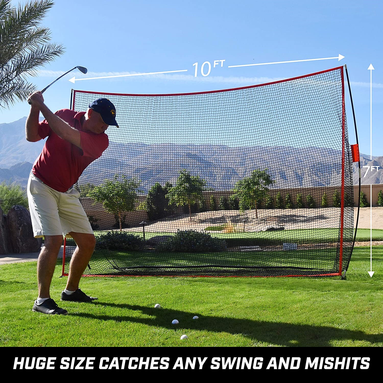 GN02A Low Price Golf Driving Range Hitting Nets Backyard Golf Nets Manufactured in China