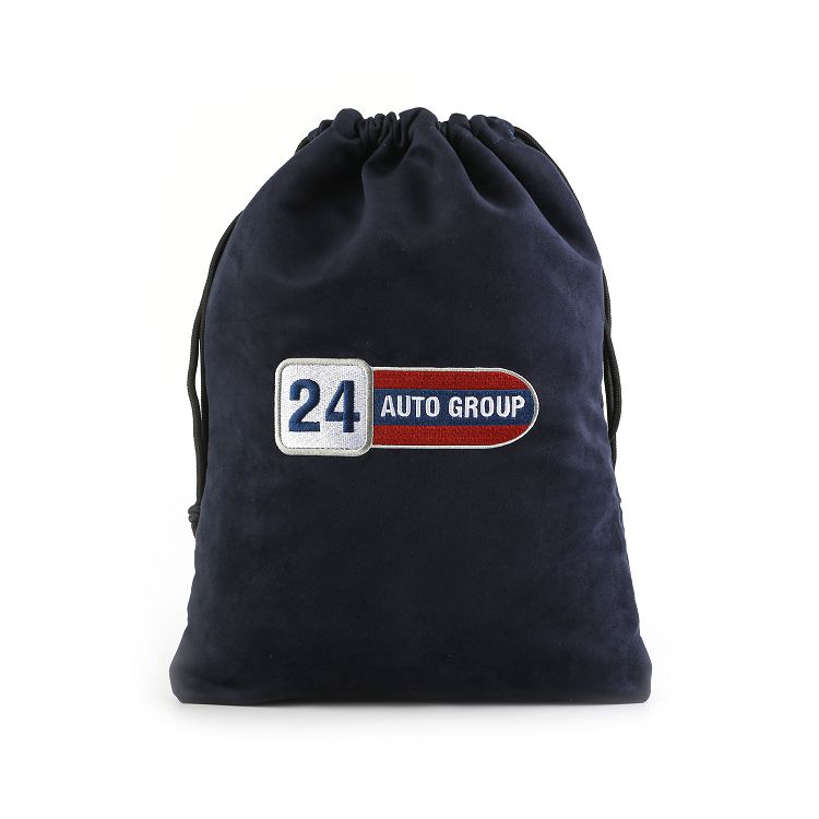 Custom Logo OEM Premium Golf Travel Bag Professional Valuables Leather Golf Pouch With Drawstring