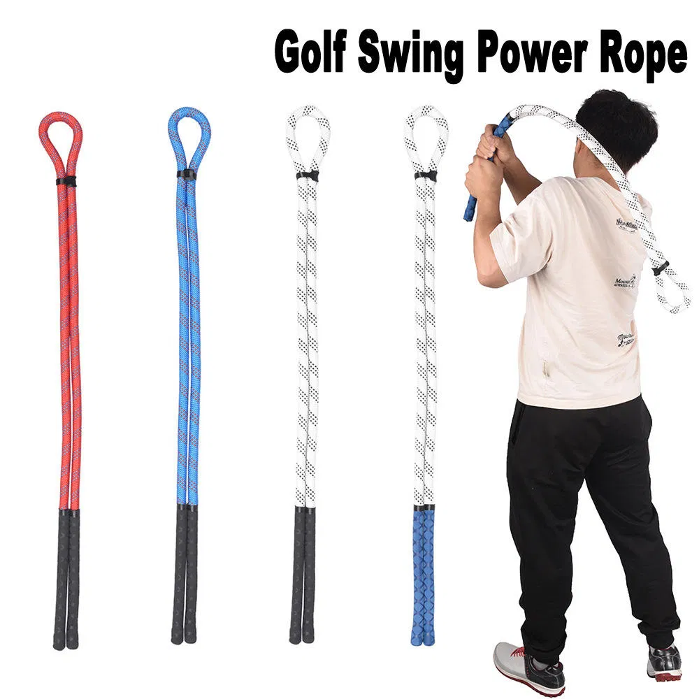 Golf Rhythm Rope Swing Trainer - Portable Indoor/Outdoor Fitness Equipment for Swing Power