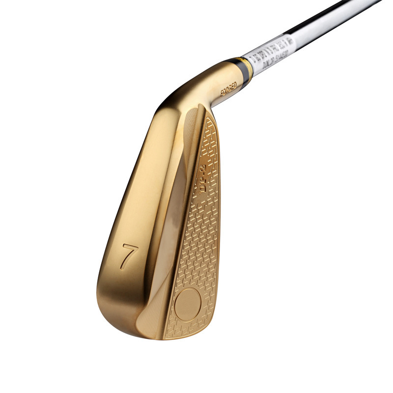 Manufacturer's Special Genuine Gold Electroplating Customized Golf Club Made of 7 Iron, Whole Piece Forged with Soft Iron
