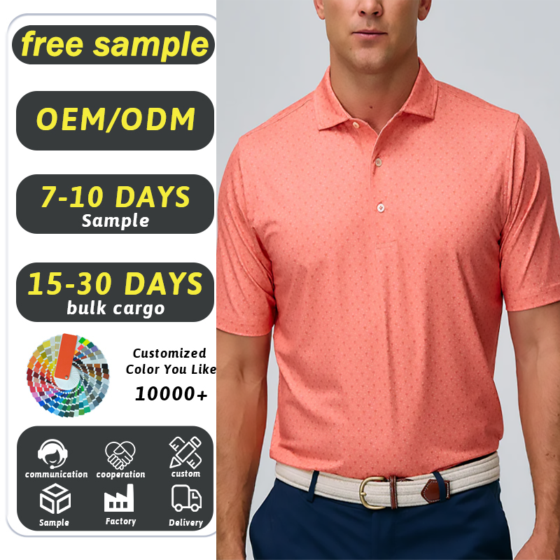 OEM Luxury High Quality Manufacturing Company Custom Logo Short Sleeve Golf Clothes Men'S Polo Shirts Golf Shirts