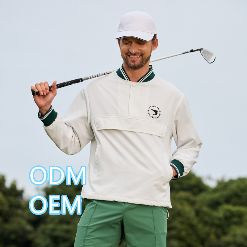 ODM OEM Lightweight 160 Gsm UV 50 Men's Button Golf Pullover Baseball Tennis Work Shirt With Long Sleeves Printed Technics