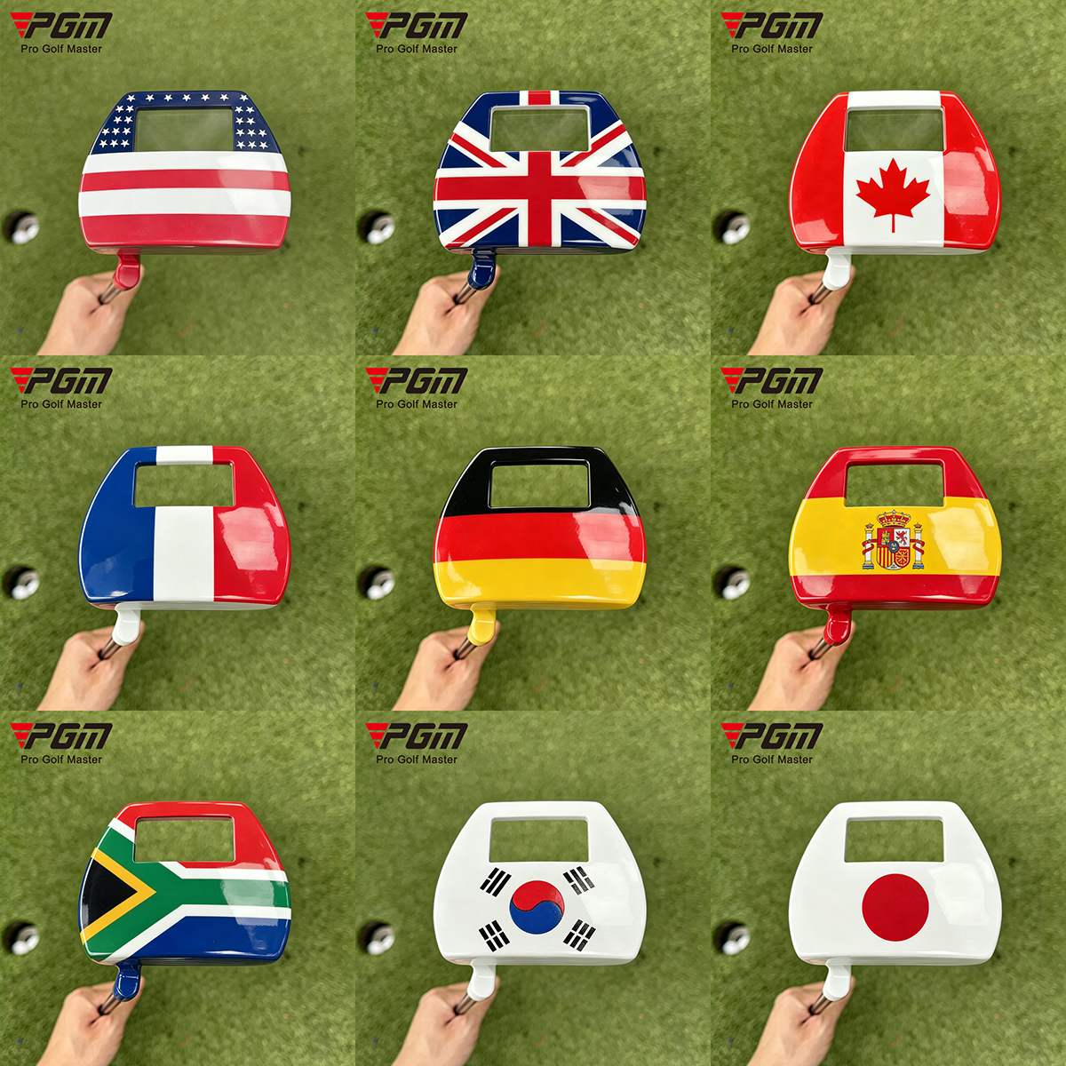 PGM Golf Club Manufacturer Personalized National Flag Coated Golf Club Custom Color Golf Putter