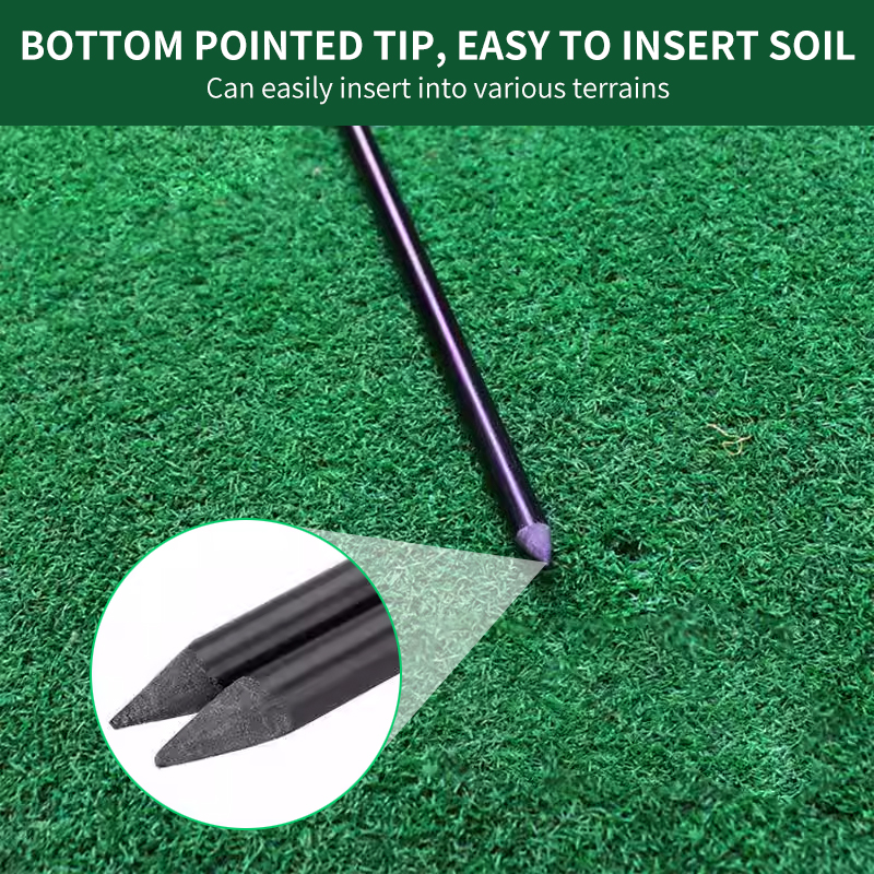 Hot Selling Collapsable Golf Alignment Sticks Fiberglass Golf Putting Practice Training Aids Golf Alignment Rod With String Line