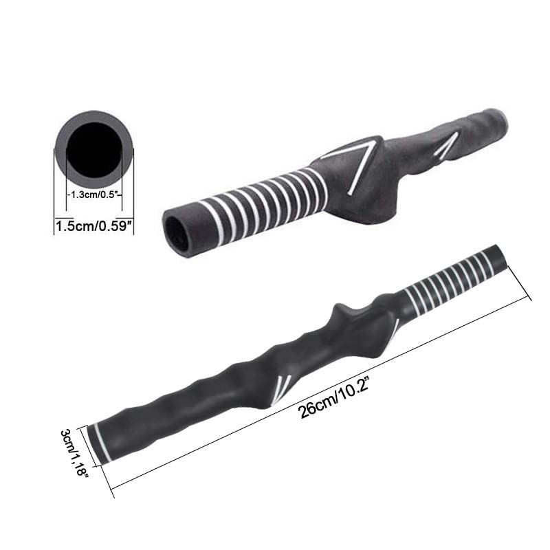 Wholesale Golf Club Trainer Grip Factory Price Production Anti-slip Hand Shape Training Aids Golf Grip Trainer