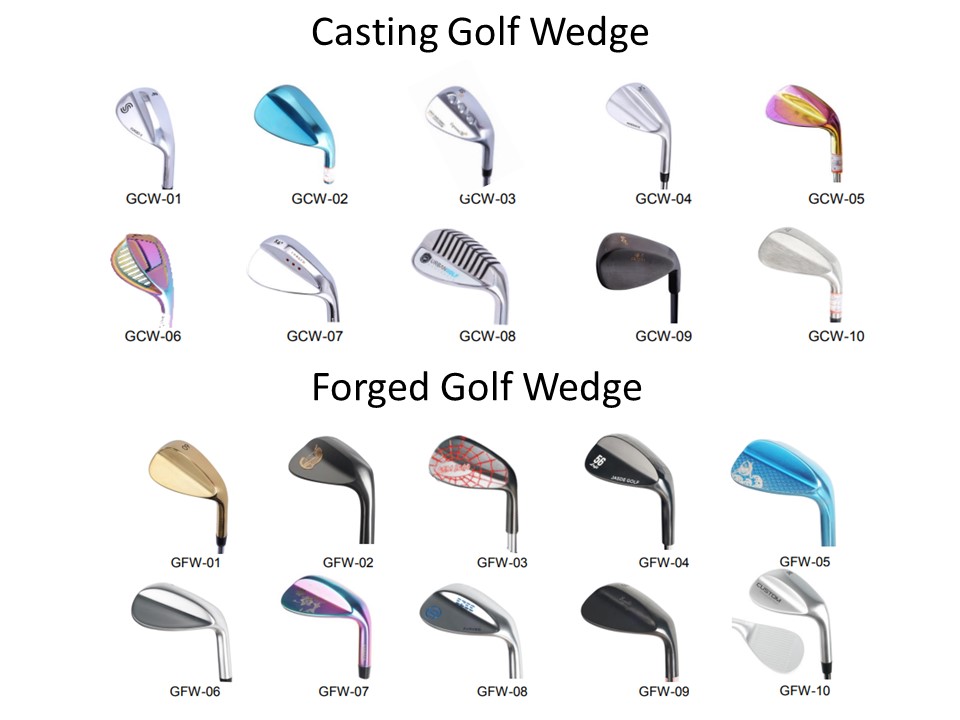 High Quality Professional Custom Logo OEM Manufacturer CNC Golf Wedge Clubs