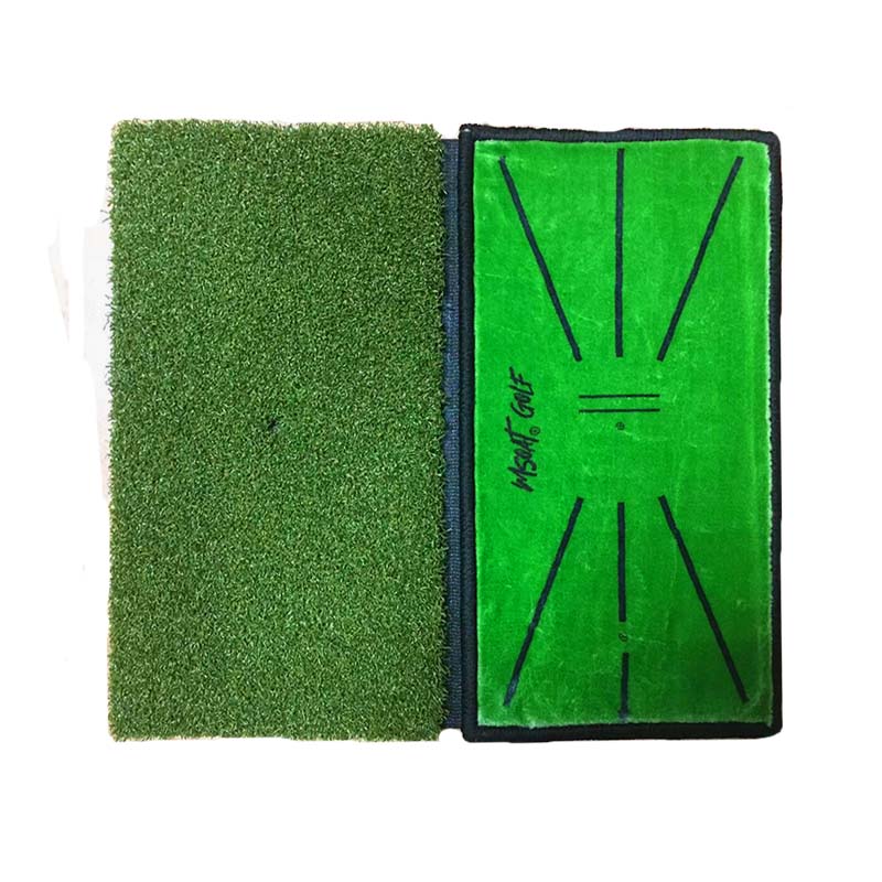 Hot Sale Foldable 3 in 1 Golf Mat Practice Hitting Golf Driving Range Putting Mats
