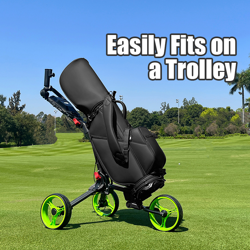 Manufacture Customize PU Leather Golf Cart Bag Lightweight Golf Club Bag Luxury High Quality Golf Bag