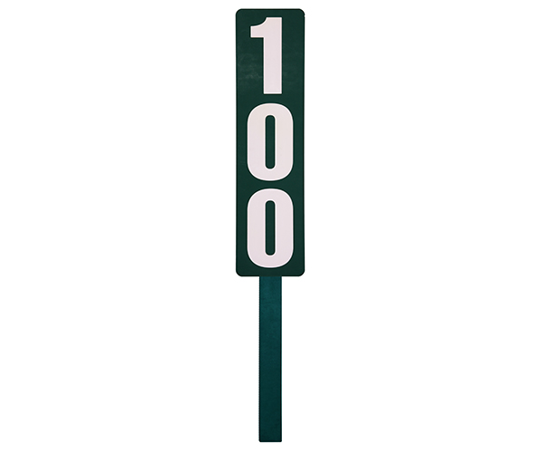 Golf Driving Range Distance Sign Golf Digital Sign Equipment Standard Distance Range Marker with Post