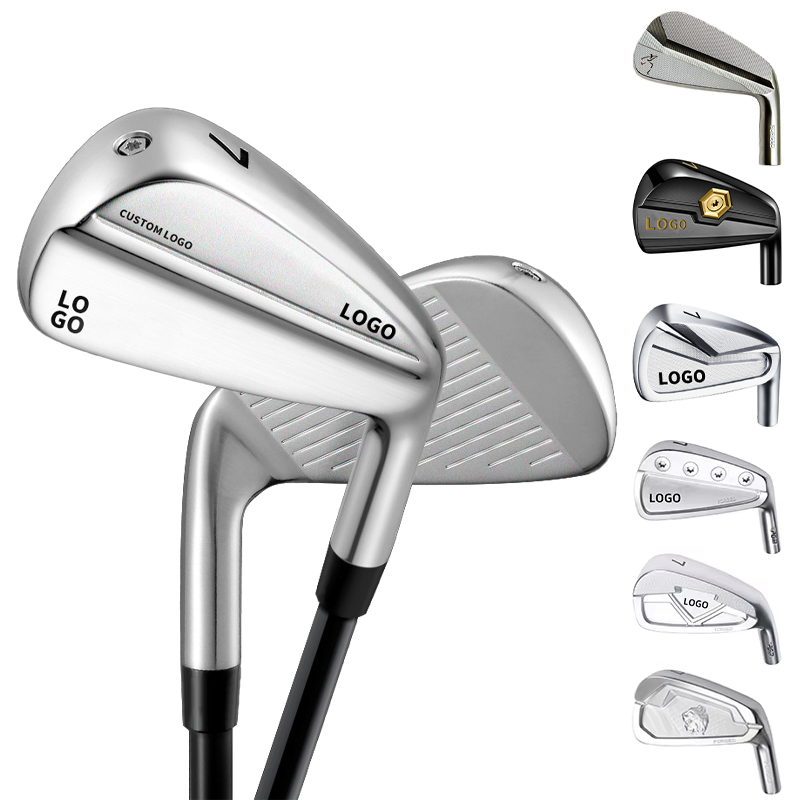 OEM ODM Factory Custom Design Logo PGM Brand Unisex Professional Golf Iron Set Forged CNC Golf Club Heads