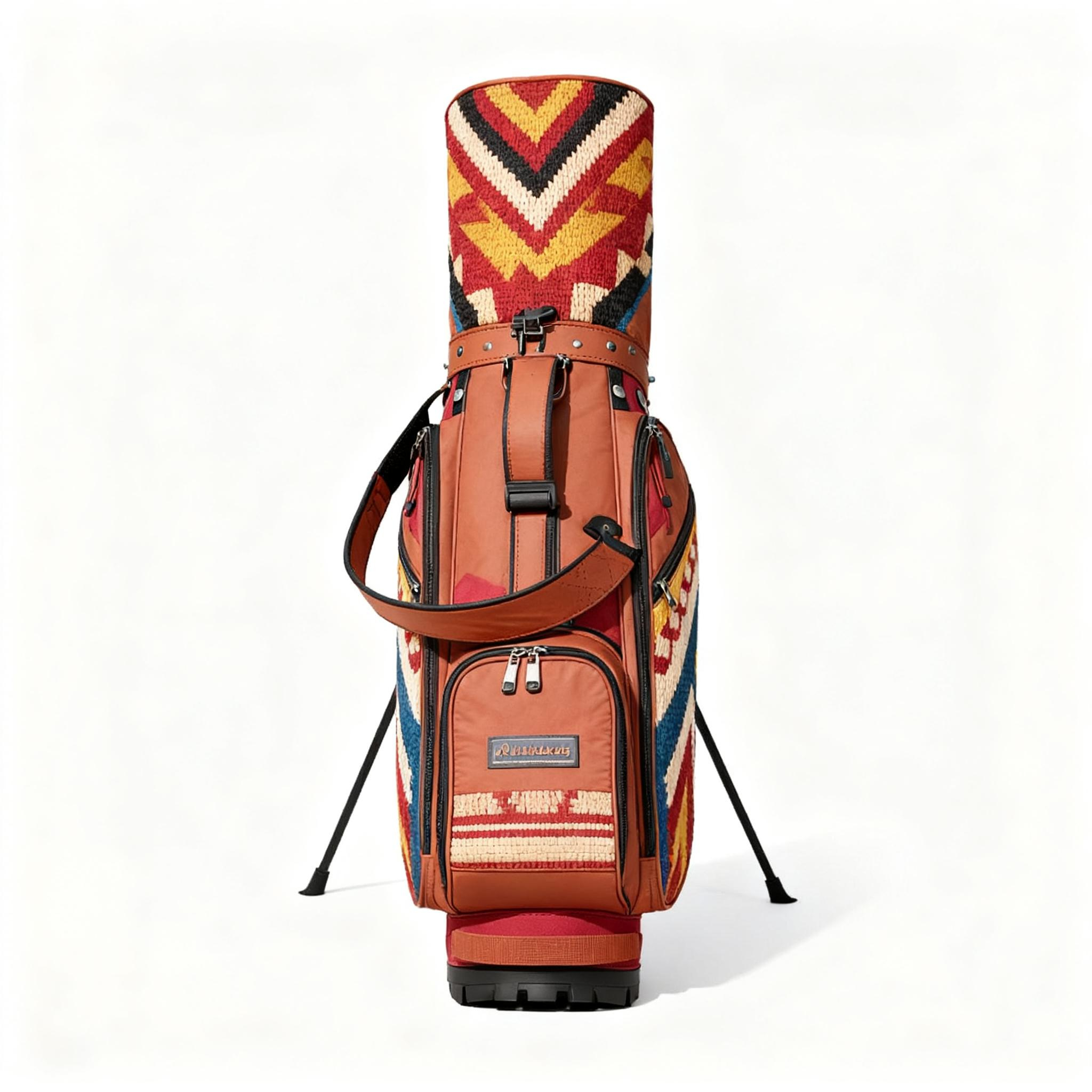 High Quality Wholesale Golf Staff Bags Lightweight Leather Materials Custom Direct OEM Manufacturer for Sports Use