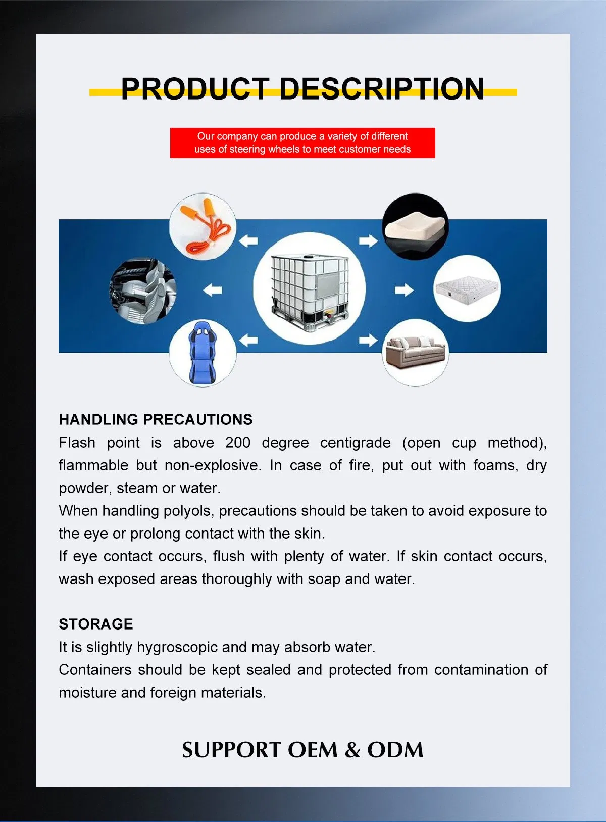 Plastic Raw Materials Chemical Products Polyethylene Polymer