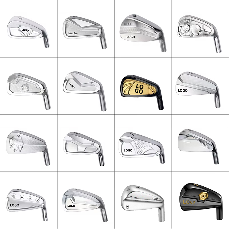 OEM ODM Factory Custom Design Logo PGM Brand Unisex Professional Golf Iron Set Forged CNC Golf Club Heads