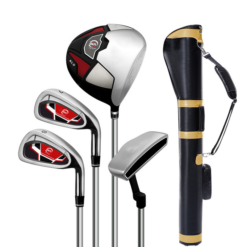 Original Manufacturer's Factory of Beginner Intermediate Practice Steel Shaft Rubber Grip Forged Complete Golf Clubs Set Unisex