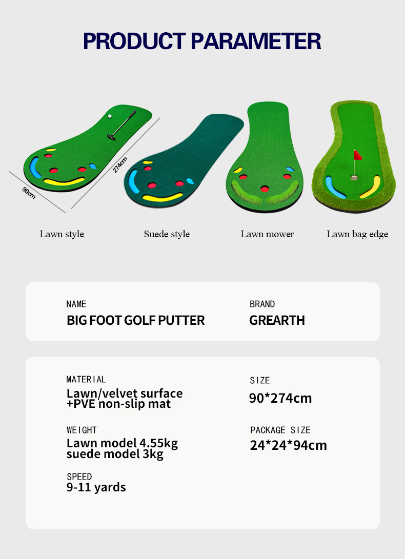 Golf Putting Mat Features