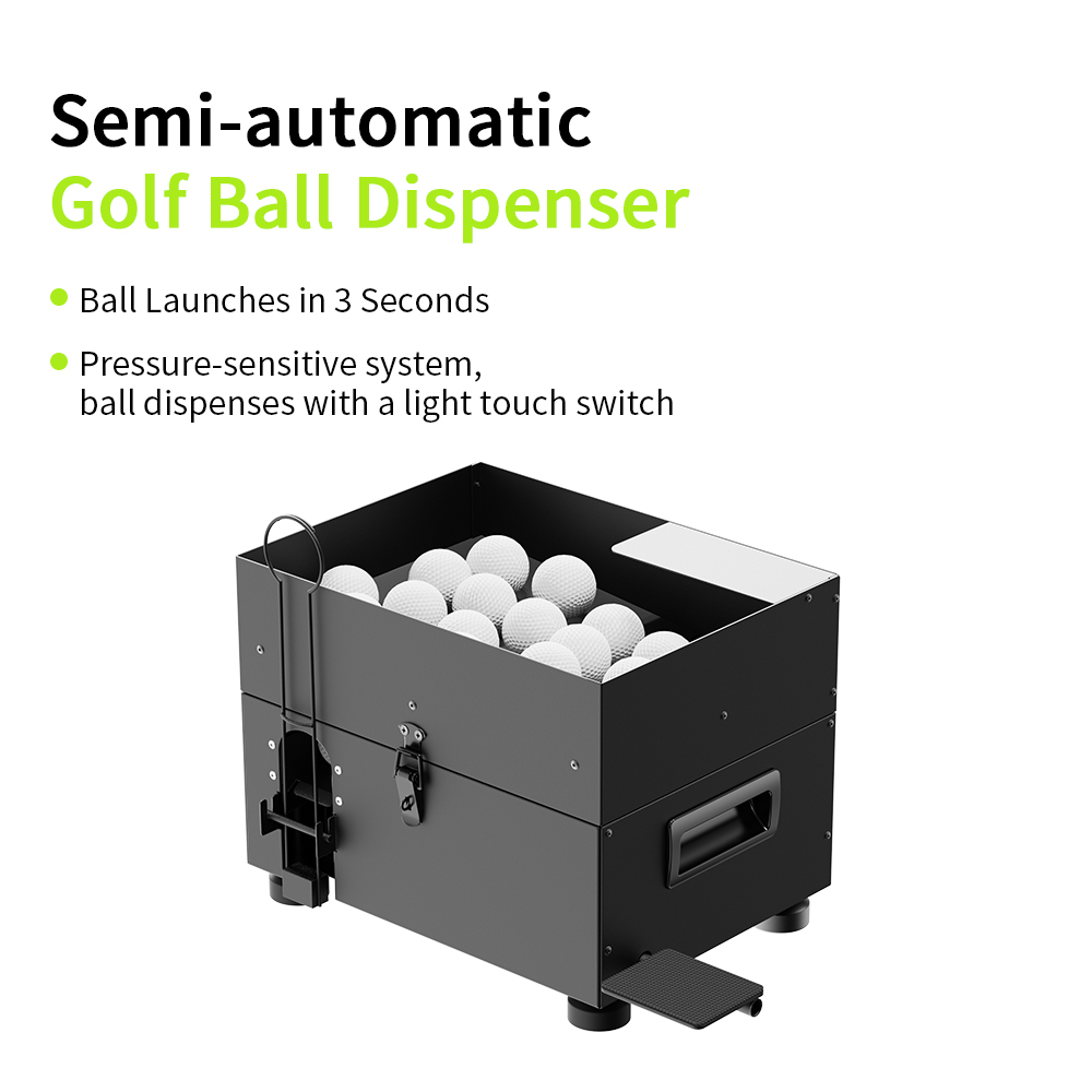 Custom Logo Golf Ball Dispenser Machine Heavy Metal Driving Range Indoor Outdoor OEM Manufacturer Golf Ball Dispenser Machine