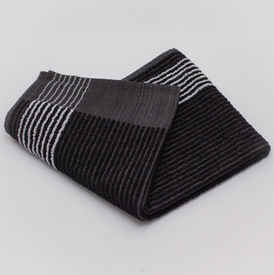 Quick Dry 100% Cotton Reusable Stripe Golf Towel Soft Terry Cloth Sport Towel For Golf Club