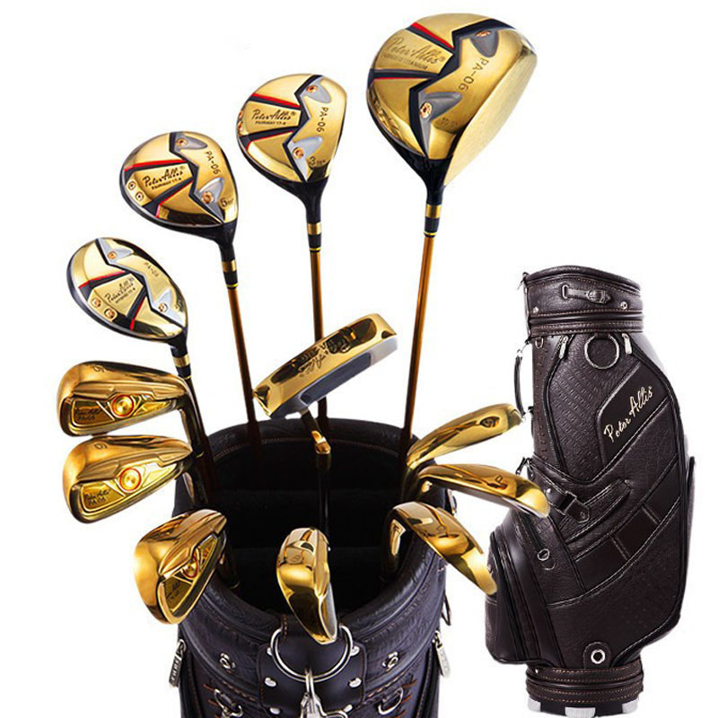 OEM/ODM Manufacturer Custom ALNS PA06 Men's Golf Club Set with Rubber Grip and Carbon Fiber Shafts-Durable Modern Design