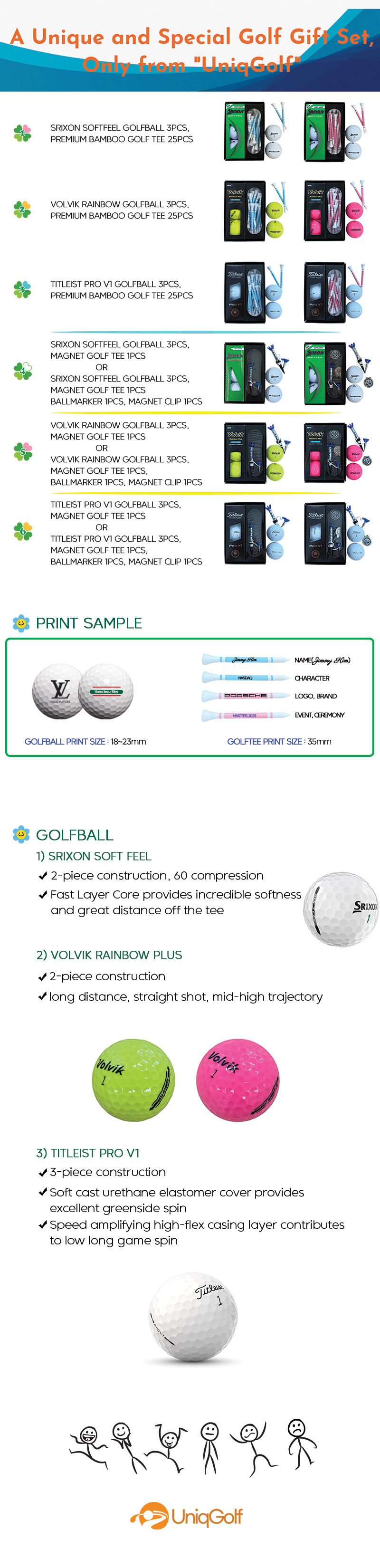 Golf Set Product Display
