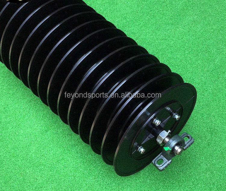 Golf Course Equipment Golf Range Picker 3 Section Golf Ball Pick up Harvester Machine With Basket
