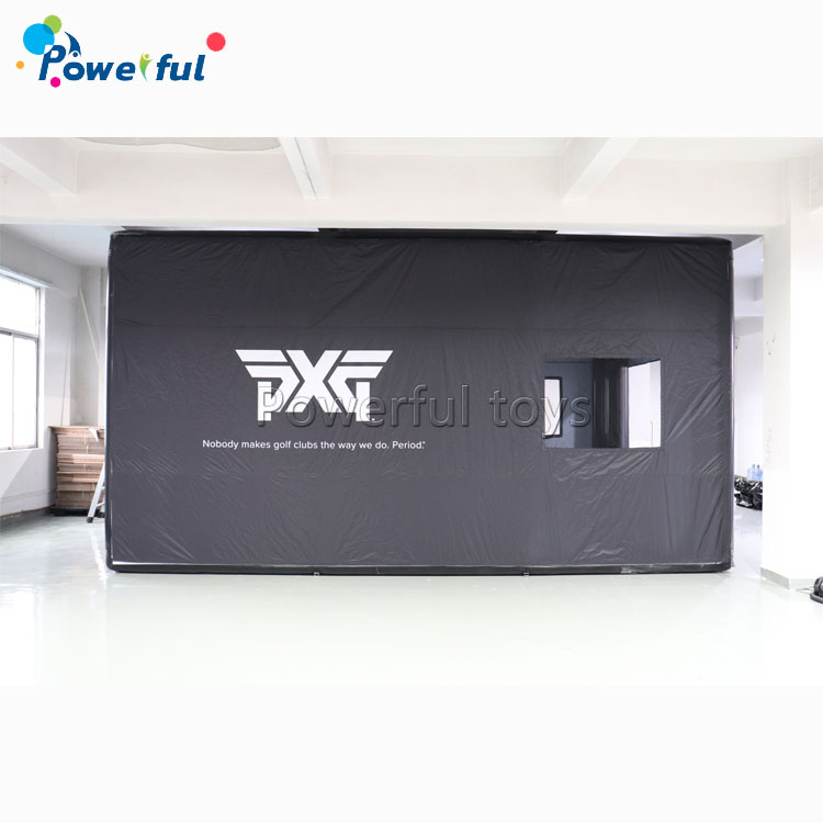 Outdoor Club Event Golf Driving Range Enclosure Inflatable Golf Simulator Tent for Sale