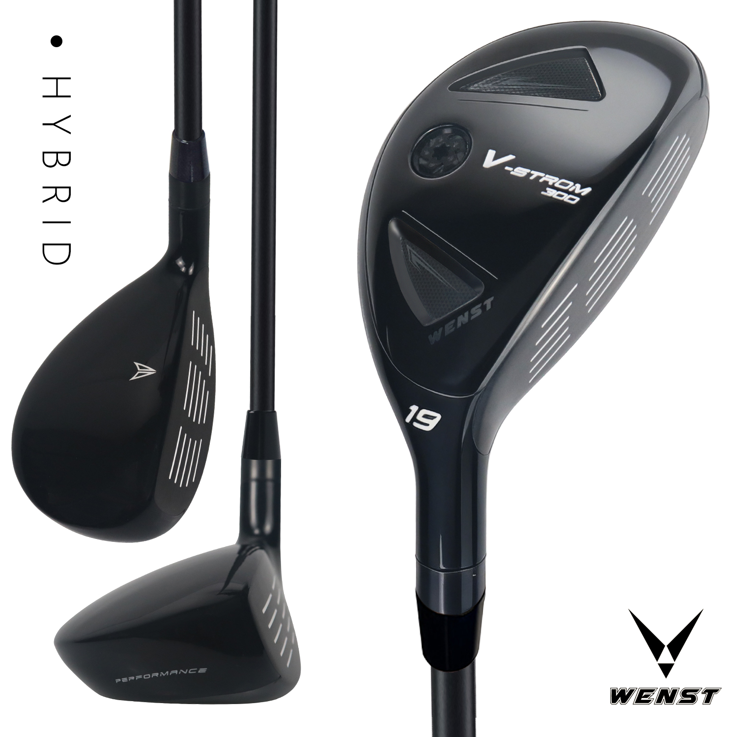 OEM Service 17-4PH Cast Hybrid Wedge Golf Club 19 Right-Handed Graphite Steel Shaft Custom Logo Private Label Manufacturer