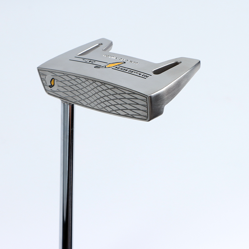 Manufacturer OEM Golf Club CNC Milled Mallet Putter Customized Logo Right Handed Rubber Grip Durable Golf Putter Clubs