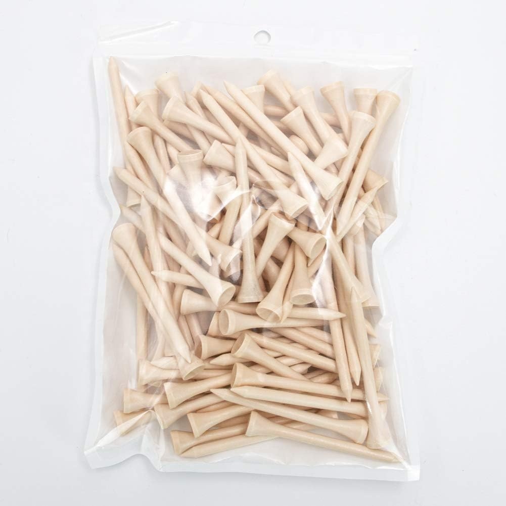 Manufacturer Bulk Professional Custom Logo Golf Tees Personalizados Bamboo Wood Accessories Sports Plastic Customized Golf Tees