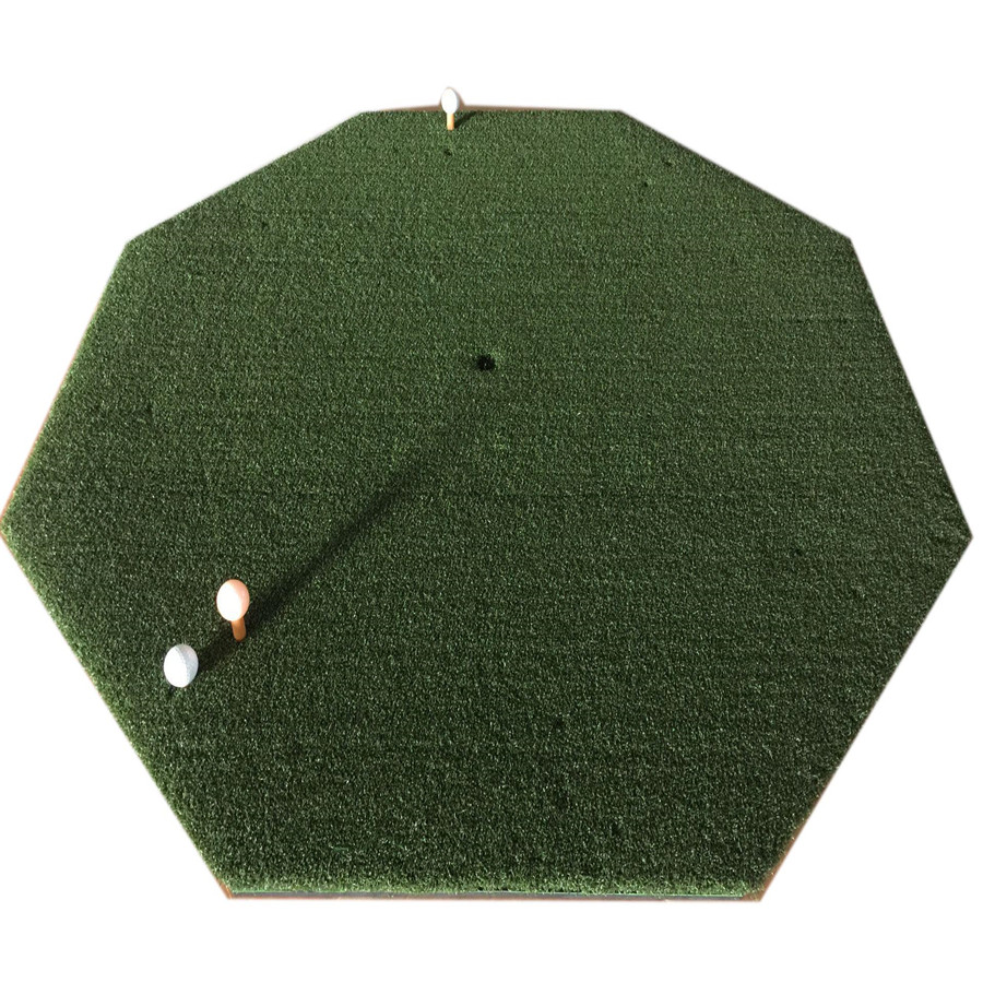 Tee Turf Mat for Golf Driving Range Hitting Training Practice Equipment With 35mm Tee Line Turf &amp; 10mm Foam Rubber