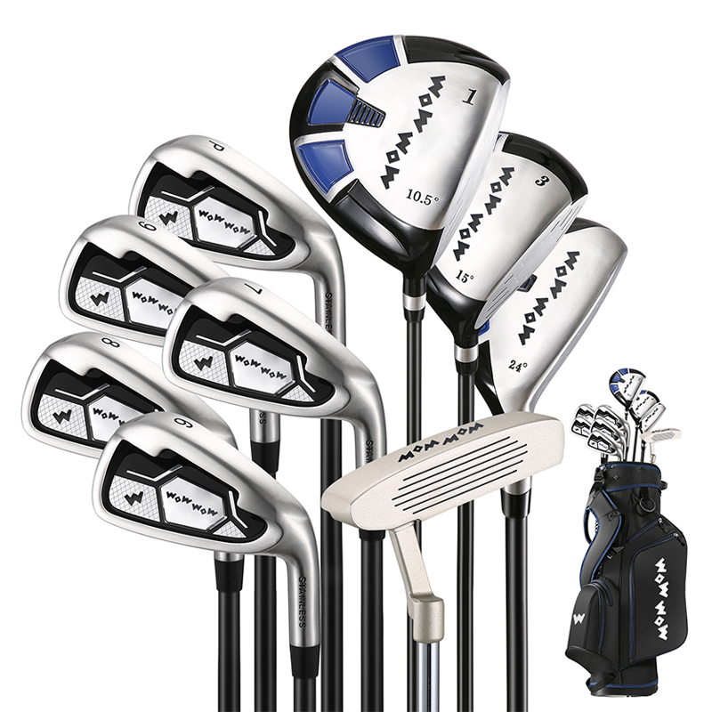 Leather Blade Mallet Magnet OEM Custom Golf Wood Driver Putter Iron Covers Golf Club Cover Golf Head Cover