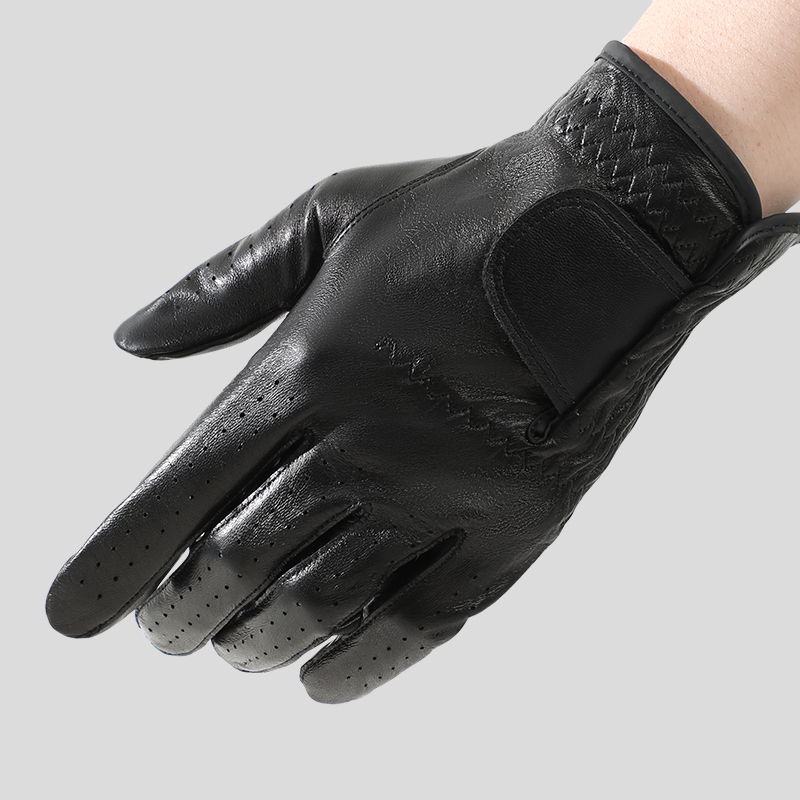 Premium Breathable Non-Slip Left Hand Men Soft Lambskin Leather Golf Gloves
