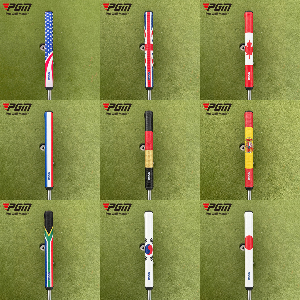 PGM Golf Club Manufacturer Personalized National Flag Coated Golf Club Custom Color Golf Putter
