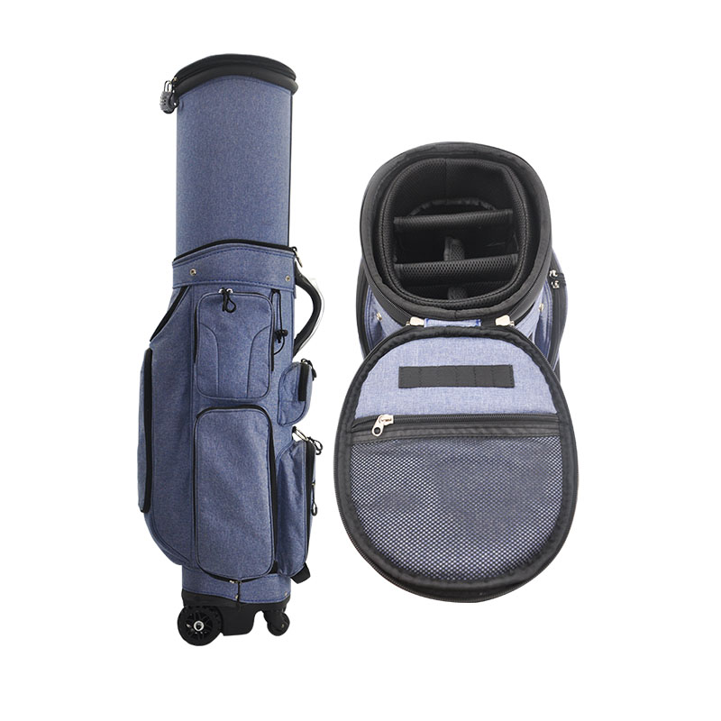 Wholesale High Quality Nylon Golf Bag Travel with Wheels Golf Bag