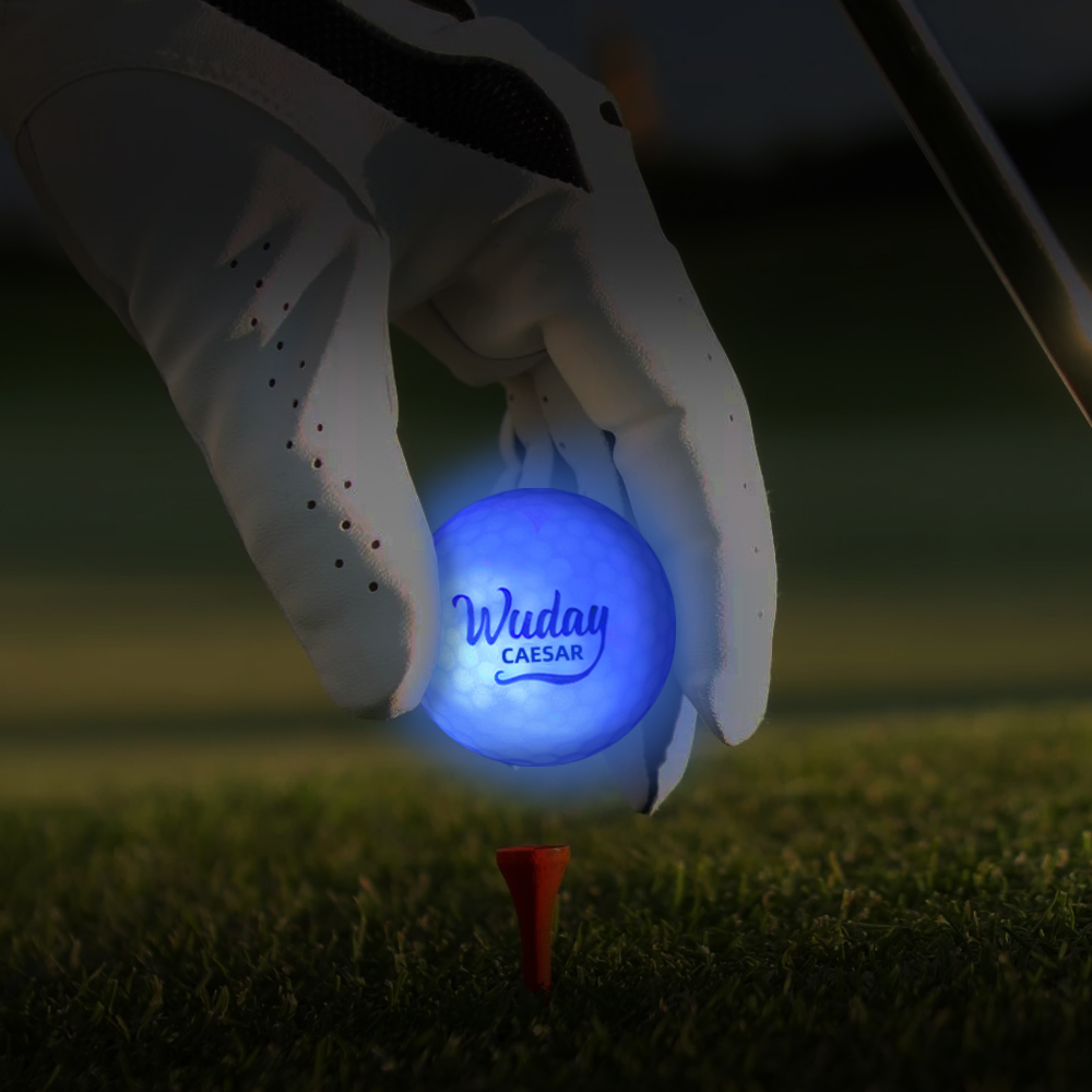 Manufacturer Led Golf Ball Custom Package Led Light up Golf Balls Night Light Golf Training Practice Ball