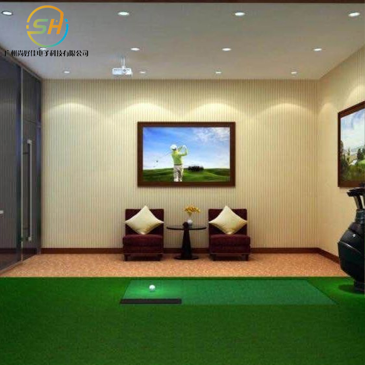 4K HD Large Screen Golf Simulator Office Stadium Leisure Simulation Equipment