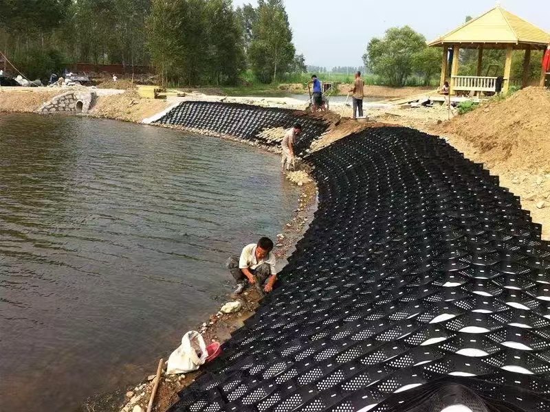 Honeycomb Geocells HDPE 50mm 75mm 120mm 150mm Height Driveway Grass Grid Geocell For Road Base Reinforcement SlopePprotection