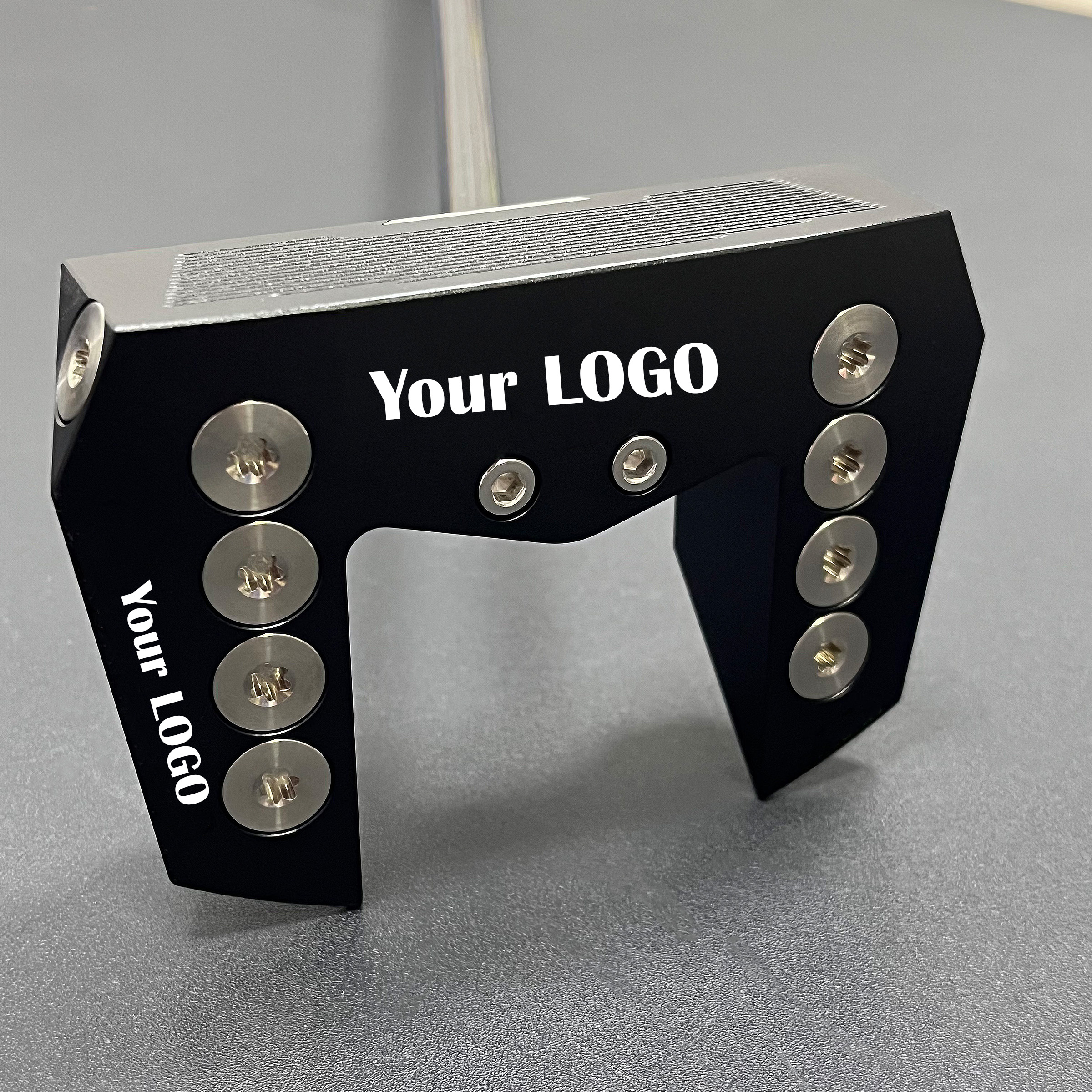 Golf Putter Head CNC Milled Zero Torque Right Handed Laser Printed OEM Custom Golf Club Head